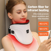 Electric Heated Neck Massager with Carbon Fiber Infrared Therapy &amp; Customizable Temperatures