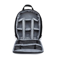 Grey Lining Water-Resistant DSLR Camera Backpack with Tripod Holder, Lightweight and Spacious Photography Bag for Outdoor Use(Camera and accessories a