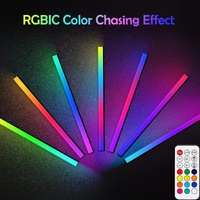 1 Piece RGB LED Gaming Light Bar - Dual Color Temperature &amp; Adjustable RGB Effects, USB-Powered Backlight for Monitors, Remote &amp; Button Control, 30cm 