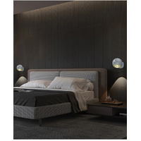 2 Pcs Grey Rechargeable Magnetic USB Table Lamp &amp; Wall Light - 3000K/4000K/6000K Adjustable Brightness with Anti-Glare Design