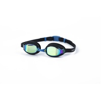 Junior mirrored lens swimming goggles golden colour