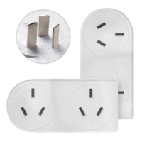 2 Pack x 2400W Double Adapter Right &amp; Left Hand