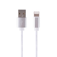 2M USB A to Lightning Braided Charge &amp; Sync Cable