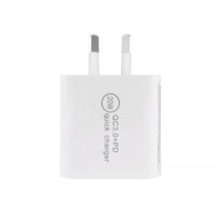 20W USB C &amp; USB A QC3.0+PD Fast Charging Wall Charger