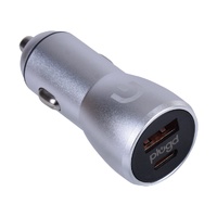 PLUGD 30W USB-A &amp; USB-C Dual Port Quick Charge Car Charger