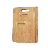 3 Pack Bamboo Cheese Cutting &amp; Serving Chopping Board Set