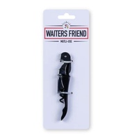 Stainless Steel Waiter&#39;s Friend Multiuse Bottle Opener