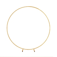 2M Round Backdrop Stand Wedding Background Decoration Party Flower Balloon Display