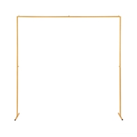 2M Backdrop Stand Wedding Background Decoration Party Flower Balloon Display Golden