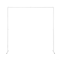 2M Backdrop Stand Wedding Background Decoration Party Flower Balloon Display White
