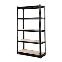 Giantz 1.5M Garage Shelving Warehouse Rack Pallet Racking Storage Shelve Black