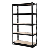 Giantz 1.8M Garage Shelving Warehouse Rack Pallet Racking Storage Shelve Black