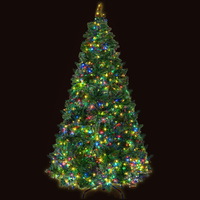 Jingle Jollys Christmas Tree 2.1m Xmas Tree Decoration 8 Light Mode Multi Colour